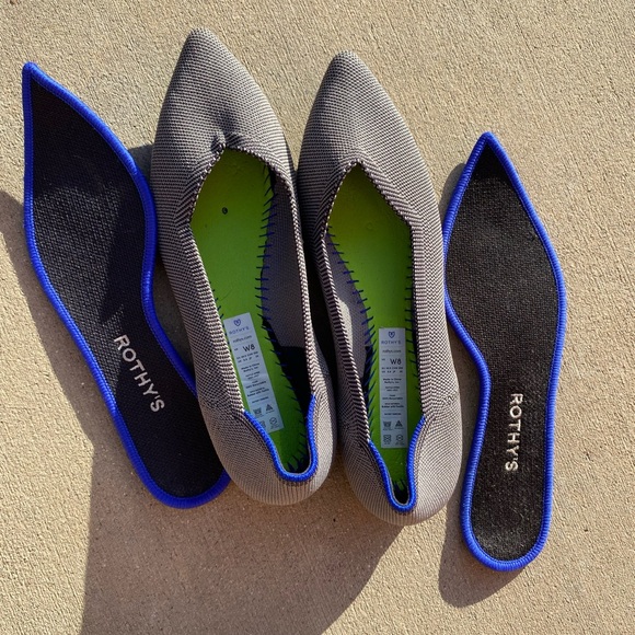 Rothy's Black and Blue Women's Flats - Picture 3 of 4